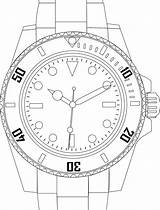 Rolex sketch template