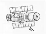 Telescope Sketch Hubble Space Paintingvalley sketch template