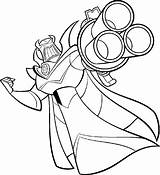 Zurg Coloring Pages Toy Story Emperor Getdrawings Printable Getcolorings Color sketch template