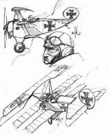 Baron Red Fokker Dr1 Deviantart Stats Downloads sketch template