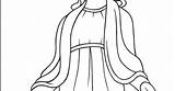 Coloring Crowning Mary May sketch template