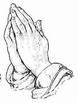 Praying Hands Coloring Pages Drawing sketch template