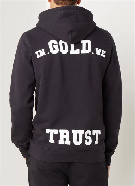 gold  trust  notorious hoodie met logoprint zwart de bijenkorf hoodie herenmode
