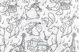 Spoonflower Joining Incredible Coloring Pack Know Who Woodland Ensemble sketch template