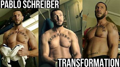 pablo schreiber body transformation muscle