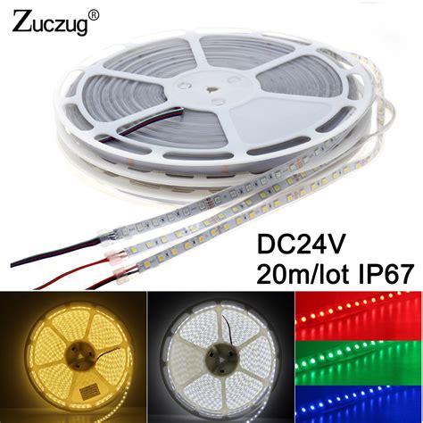 led strip light  dc   volt silicon tube waterproof ip led cool white warm