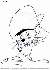 Looney Tunes Gonzales Speedy sketch template