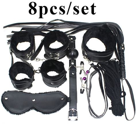 Buy Cheap 8pcs Set Pu Leather Sex Game Toys Sexy