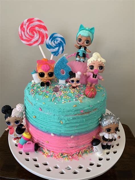 lol doll birthday cake girls birthday cakes diy surprise birthday cake