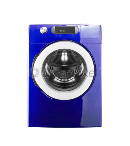 blue washing machine isolated stock photo crushpixel