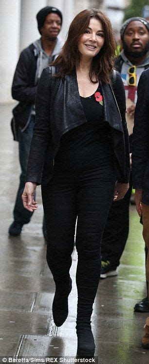 beaming nigella lawson oozes youthful beauty while out and