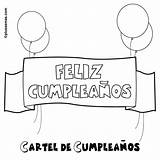 Feliz Cumpleanos Childrencoloring sketch template