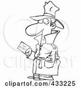 Secret Top Carrying Information Undercover Agent Coloring Line Royalty Investigator Illustration Clip Rf Toonaday Spy sketch template
