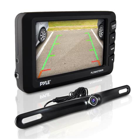 pyle plcmwir wireless backup car camera rearview monitor system parking reverse safety