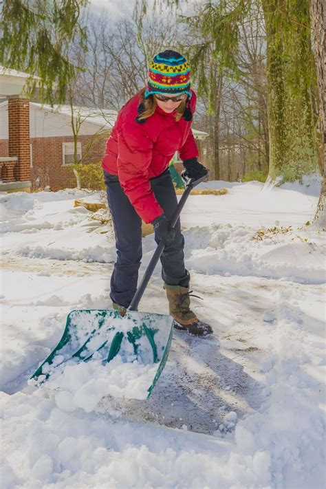 shoveling snow  ridgewood  winter   becarefull