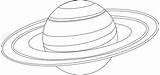 Saturn Planet Coloring Pages Line Outline Drawing Clipart Outlines Printable Planets People Template Print Cliparts Rocks Collection Plant Library Solar sketch template