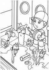 Manny Handy Coloring Pages Cap Parentune Worksheets Printable sketch template