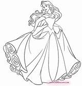 Aurora Coloring Princess Sleeping Pages Beauty Disney Drawing Printable Dress Baby Print Color Wedding Princesses Drawings Colouring Girls Fairies Disneyclips sketch template