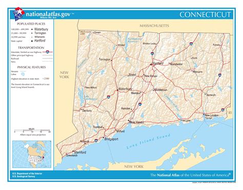 laminated map large detailed map  connecticut state poster    walmartcom walmartcom