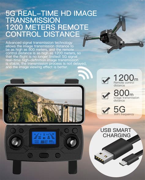zll sg max gps  wifi fpv   hd camera  axis eis anti shake gimbal obstacle avoidance
