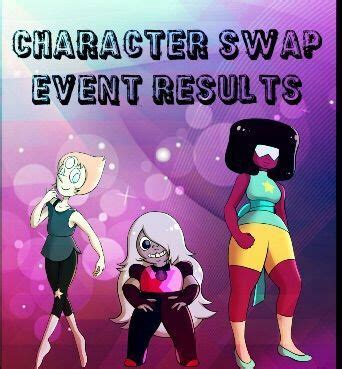 character swap event results cartoon amino