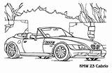 Bmw Coloring Cabrio Pages Accord Honda Ferrari Transport Cars Z3 Car Colorkid sketch template