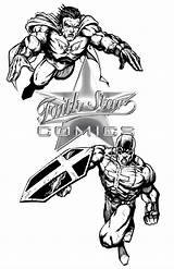 Coloring Bibleman Pages Template sketch template