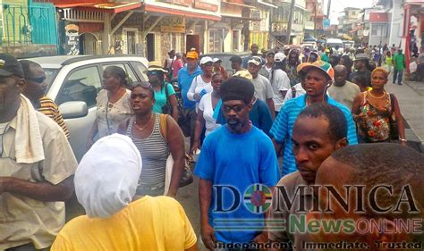 Protesters Dominica News Online