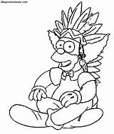 Krusty Payaso Haz Agrandar Simpsons sketch template