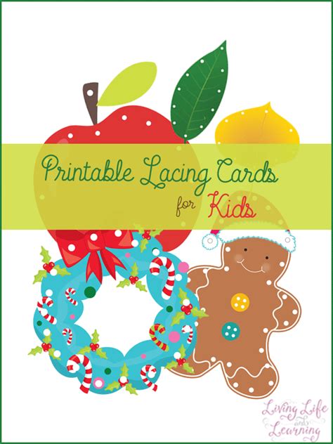 printable lacing cards  kids lacing cards kids motor skills