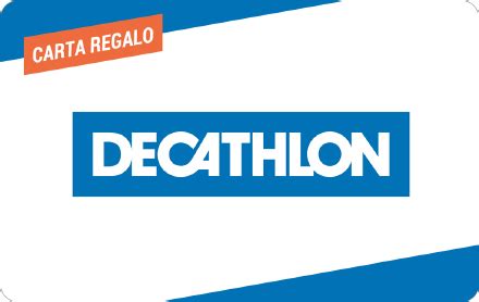 gift card decathlon carta prepagata  vari tagli