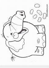 Dibujo Comiendo Cacahuetes Elefante Votos sketch template