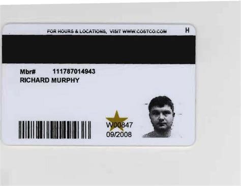 Fbi Records The Vault — Richard Murphy S Costco Card Photo 2