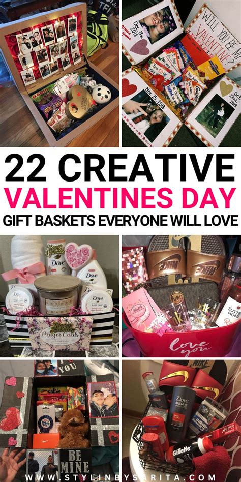 creative valentines day gift baskets   adore valentine
