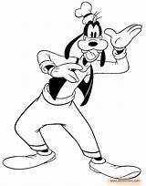 Goofy Pages Coloring Disney Max Waving Disneyclips Goof Template sketch template