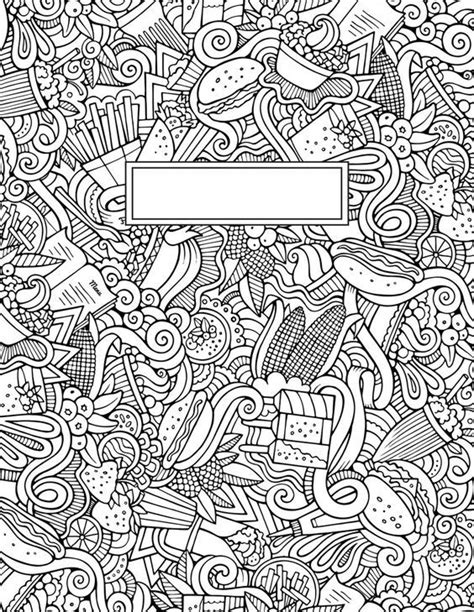 notebook doodle cover page