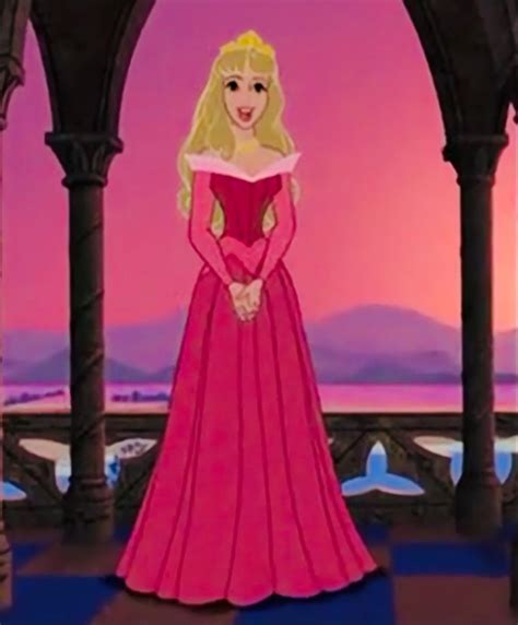 loved princess aurora   pink dress  disney