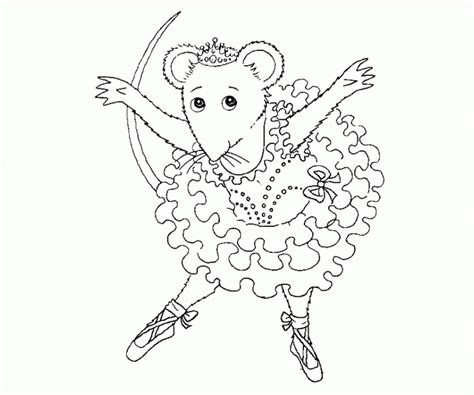 printable angelina ballerina coloring pages everfreecoloringcom