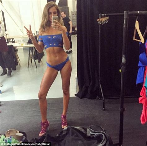 Millie Mackintosh Shares A Behind The Scenes Snap From Women S Health