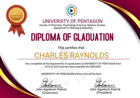 copy  graduation certificate template postermywall