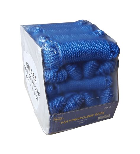 rope blue poly pack mm   metres  pieces