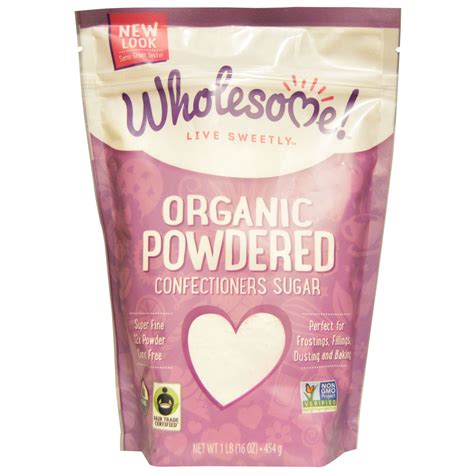 wholesome sweeteners  organic powdered confectioners sugar  lb