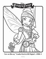 Coloring Pages Pirate Fairy Library Tinkerbell Clipart Tinkelbell sketch template