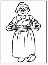 Grandma Coloring Pages Thanksgiving Clipart Cliparts Grandmother Drawing Kids Clip Book Granny Library Head Printable Gif Sheets sketch template