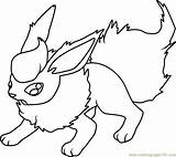 Flareon Pokemon Coloringpages101 Pokémon sketch template