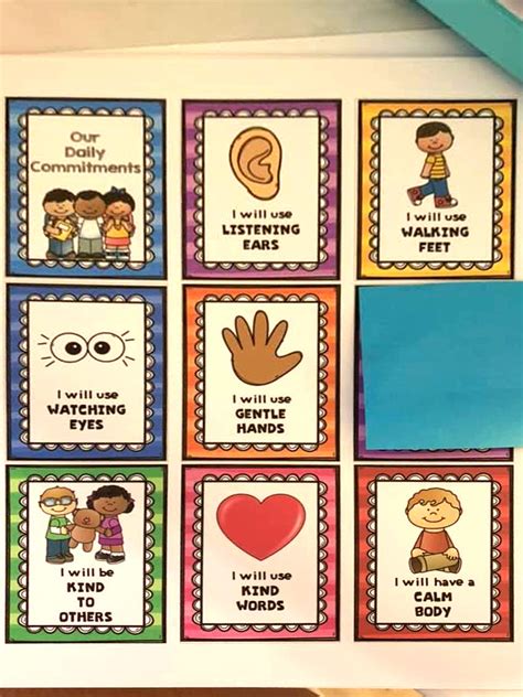 printable kindergarten classroom rules