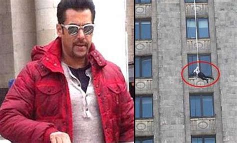 Salman Khan Spotted Performing Daring Stunts For Kick View Pics