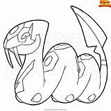 Ausmalbild Urshifu Supercolored Seviper sketch template