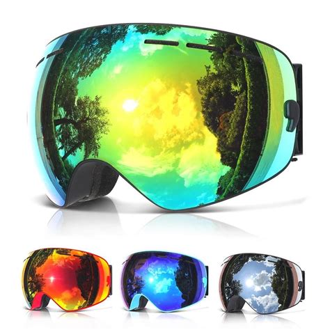 Copozz Brand Professional Ski Goggles Double Layers Lens Anti Fog Uv400
