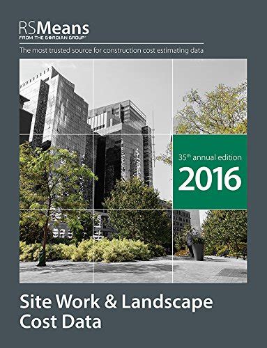 rsmeans site work landscape cost data  means site